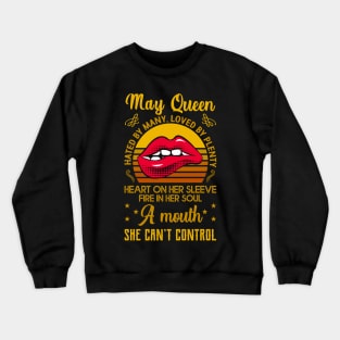 May Birthday Queen Crewneck Sweatshirt